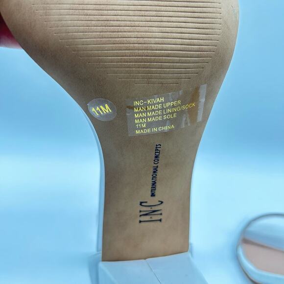 International Concepts Sandal Womens 11 White Kivahp Ankle Strap Sandal‎ NEW - Picture 9 of 13